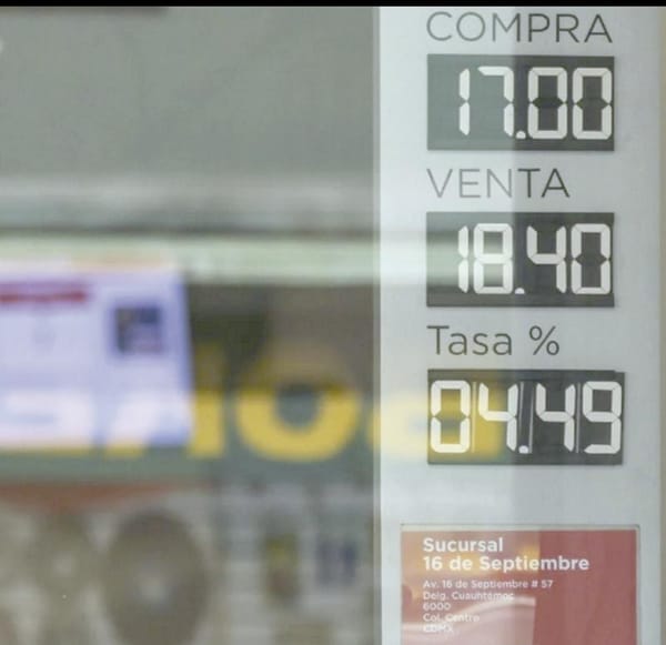 ¡PESO PIERDE TRAS PRESENTACIÓN DE LA REFORMA ELECTORAL!