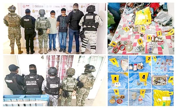 ¡CAPTURAN A DOS NARKIKIRIS EN LOMAS DE RÍO MEDIO CUATRO!