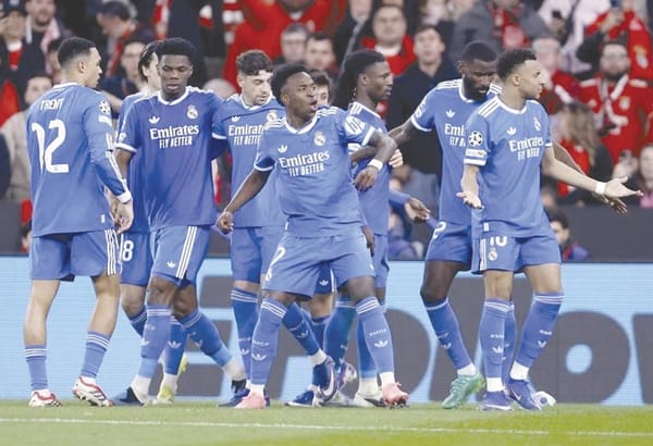 ¡TOMA REAL MADRID VENTAJA SOBRE EL BENFICA!