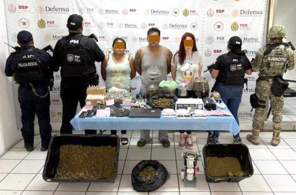 ¡TRES NARKIKIRIS DETENIDOS EN CATEO DE FUERZAS FEDERALES Y ESTATALES EN XALAPA!