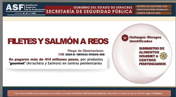 ¡GASTARON 414 MILLONES EN ARRACHERAS Y SALMÓN! - PARA LOS PENALES