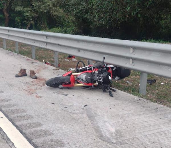 ¡MOTOCICLISTA SE MATÓ EN LA CARRETERA CÓRDOBA-VERACRUZ!