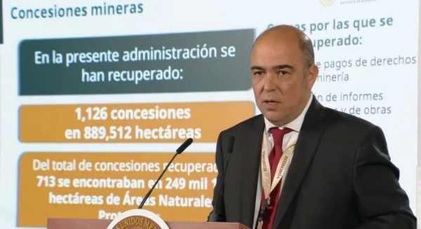 ¡RECUPERA GOBIERNO MIL 126 CONCESIONES MINERAS!
