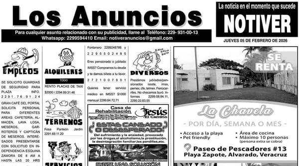 ...LOS ANUNCIOS, AVISOS Y DEMÁS! - JUEVES, 5 DE ENERO 2026