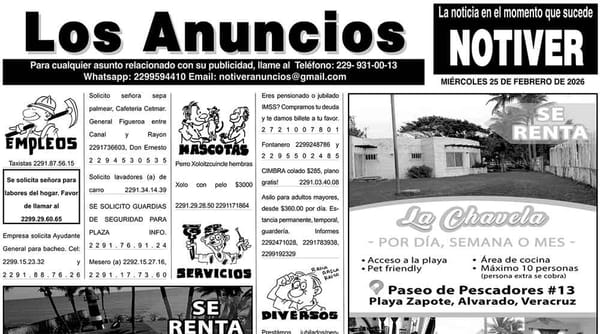 ...LOS ANUNCIOS, AVISOS Y DEMÁS! - MIÉRCOLES, 25 DE FEBRERO 2026