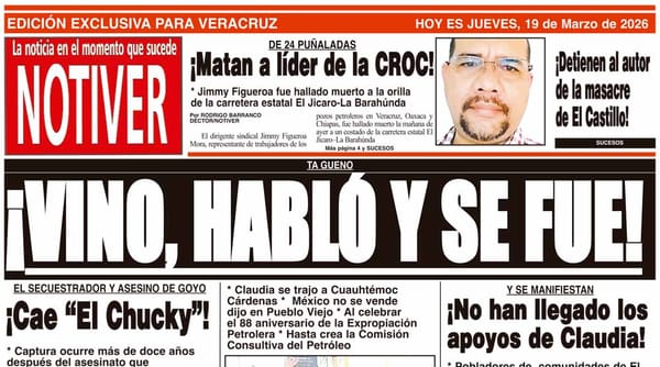 LA PORTADA - JUEVES 19 DE MARZO 2026