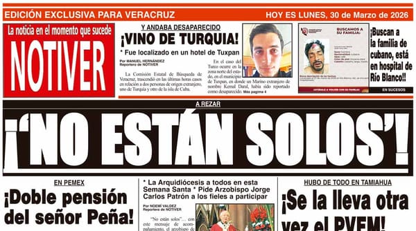 LA PORTADA - LUNES 30 DE MARZO 2026