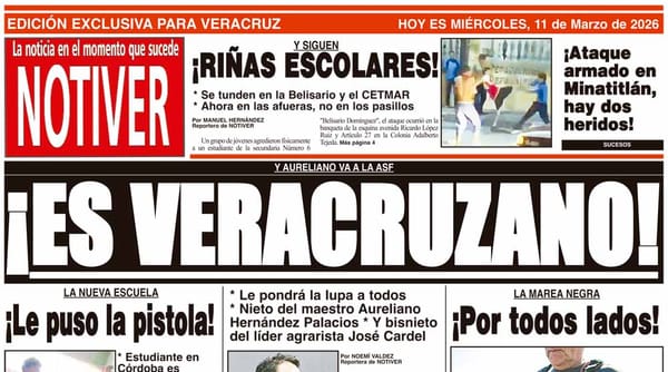 LA PORTADA - MIÉRCOLES 11 DE MARZO 2026