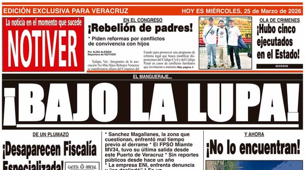 LA PORTADA - MIÉRCOLES 25 DE MARZO 2026