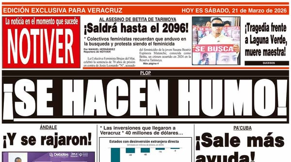 LA PORTADA - SÁBADO 21 DE MARZO 2026
