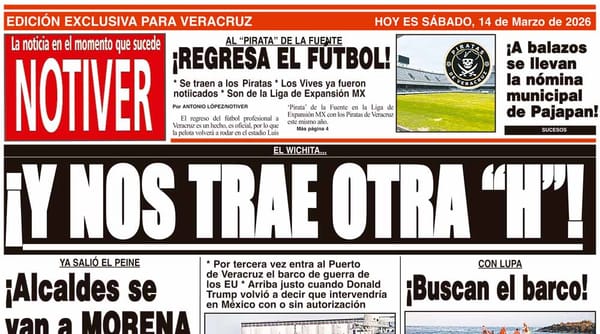 LA PORTADA - SÁBADO 14 DE MARZO 2026