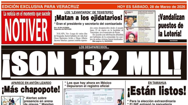 LA PORTADA - SÁBADO 28 DE MARZO 2026