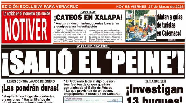 LA PORTADA - VIERNES 27 DE MARZO 2026