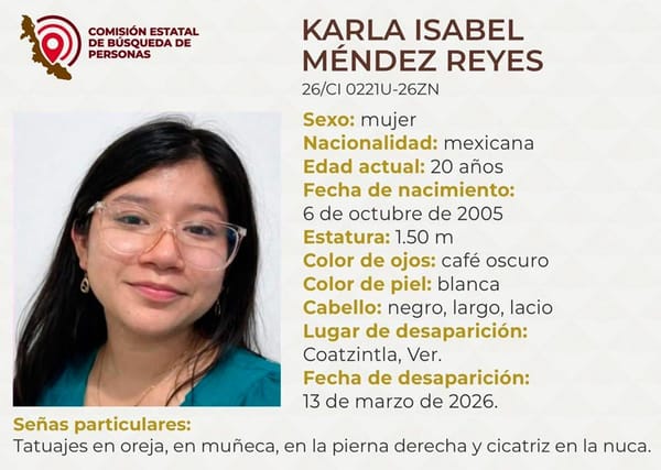 ¡DESAPARECEN DOS JÓVENES EN POZA RICA Y COATZINTLA!