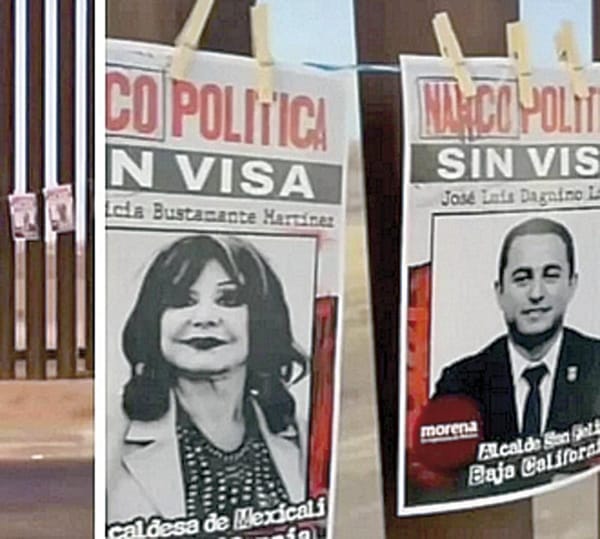 ¡EXHIBEN CON TENDEDERO A POLÍTICOS SIN VISA DE EU!