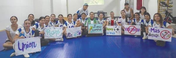 ¡DEPORTISTAS REALIZAN JORNADA NACIONAL POR LA PAZ Y ADICCIONES!