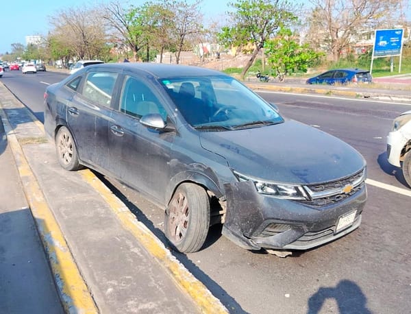 ¡CHOQUECITO EN LA PEDRO I. MATA!