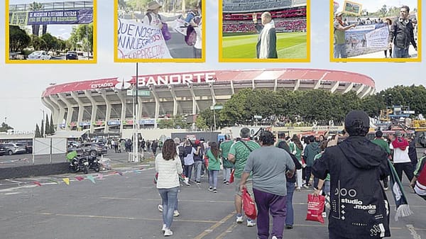¡PROTESTAN LAS BUSCADORAS! - EN EL ESTADIO BANORTE
