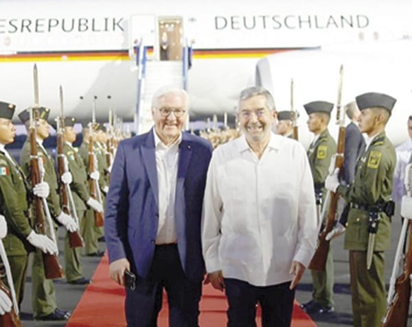 ¡LLEGA PRESIDENTE DE ALEMANIA A CANCÚN!