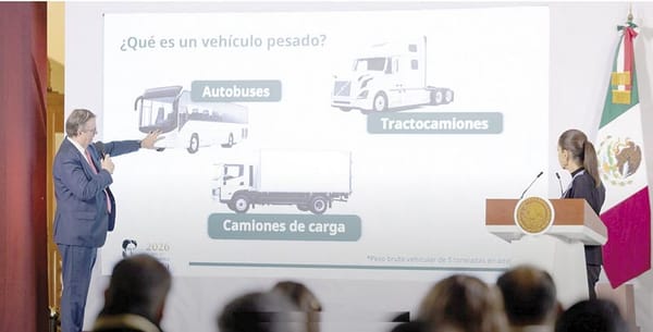 ¡LANZAN PLAN DE $2,250 MILLONES PARA VEHÍCULOS PESADOS!