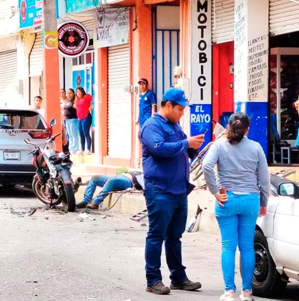 ¡MUERE MECÁNICO AL EXPLOTAR MOTOCICLETA QUE REPARABA!