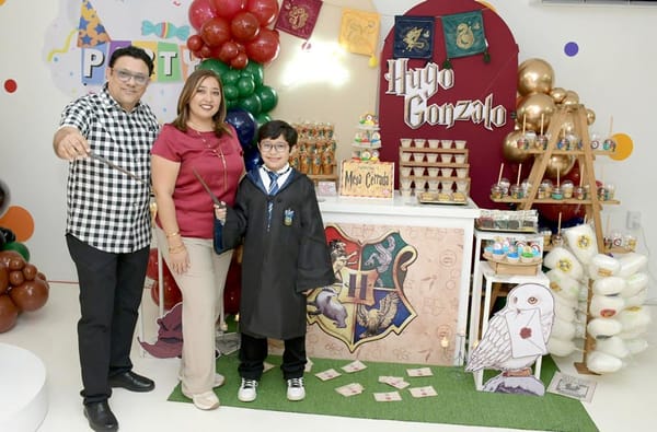 HUGO GONZALO FESTEJA SUS 11 AÑITOS AL ESTILO HARRY POTTER
