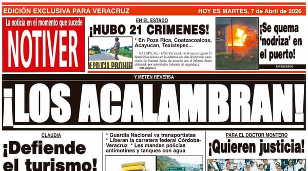 LA PORTADA - MARTES 7 DE ABRIL 2026