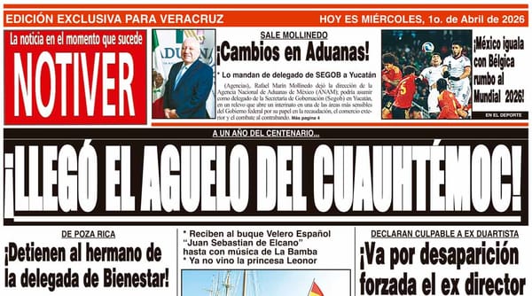LA PORTADA - MIÉRCOLES 1 DE ABRIL 2026