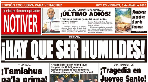LA PORTADA - VIERNES 3 DE ABRIL 2026