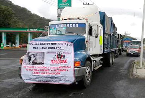 ¡PARO DE TRANSPORTISTAS! - Y EN 25 ESTADOS