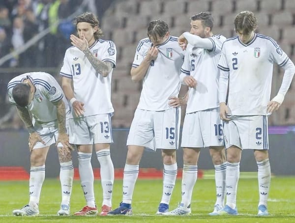 ¡TERCER FRACASO AL HILO PARA ITALIA!